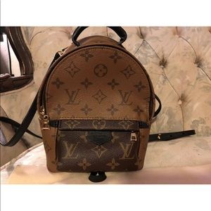 Mini Louis Vuitton backpack.
